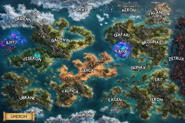 Umeron, ambientazione fantasy per giochi di ruolo